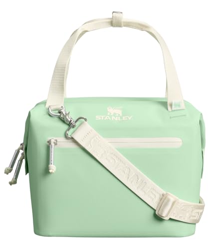 Stanley All Day Julienne Soft Cooler Bag and Lunch Box | Insulated Travel Bag with Zipper | BPA-Free - color: Pistachio, style: Mini