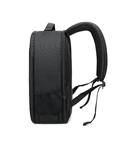 Waterproof SLR/DSLR Camera Backpack Shoulder Bag Travel Case For Canon Nikon Sony Digital Lens (Large, Purple) - color: Purple, size: Large