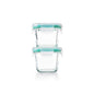 OXO Good Grips 4-Piece Smart Seal Leakproof Mini Glass AirtightContainer Set - size: 4 Piece Mini Set