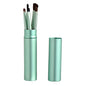 AKOAK 5 Pcs/set Travel Portable Mini Eye Makeup Brush Set Apply Eyeshadow Eyeliner Eyebrow Brush Lip Makeup Brush Set Makeup Tools (Green) - color: Green