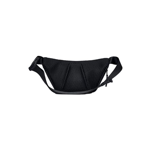 RAINS Bum Bag Mini - Black Waterproof Unisex Bum Bag for Men and Women - Black Sling Bag with Coated Zip Closure and Adjustable Strap - Water Repellent - 2 Year Warranty - size: Mini