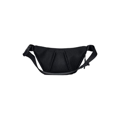 RAINS Bum Bag Mini - Black Waterproof Unisex Bum Bag for Men and Women - Black Sling Bag with Coated Zip Closure and Adjustable Strap - Water Repellent - 2 Year Warranty - size: Mini