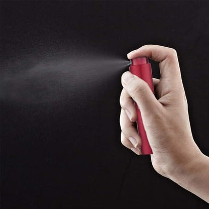LISAPACK 8ML Atomizer Perfume Spray Bottle for Travel, Empty Refillable Cologne Dispenser, Portable Sprayer (Wine Red) - color: Wine Red