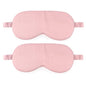 HBHLFZ Sleep Mask 2 Pack - Bamboo Viscose Fiber Sleeping Eye Mask - with Elastic Band/Headband - Comfort Sleeping Shade - for Nighttime Sleeping, Traveling & Napping（Pink） - color: Pink