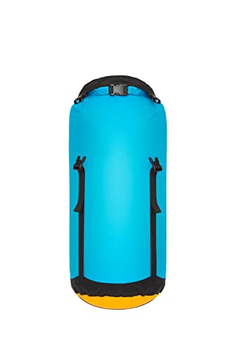Sea to Summit eVac Ultra-Lightweight Compression Dry Bag, Waterproof Dry Storage, 20 Liter, Atoll Blue - color: Atoll Blue, style: 20 Liter