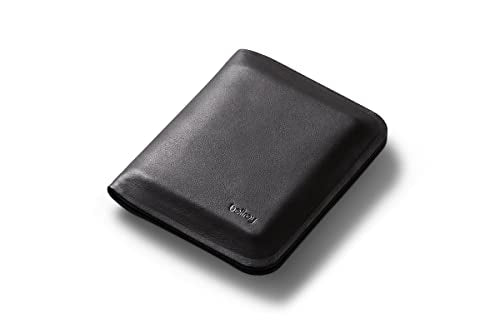 Bellroy Apex Note Sleeve – (Molded leather billfold wallet, RFID protected) - Raven - color: Raven