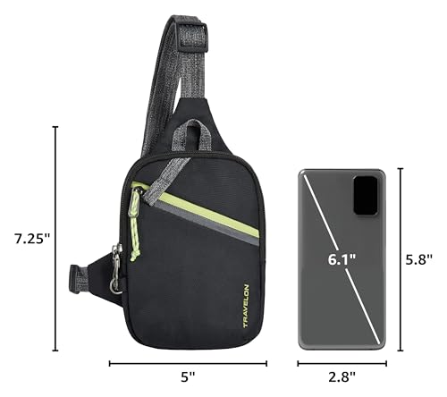 Travelon Anti-Theft Greenlander Compact Sling Bag - color: Jet Black