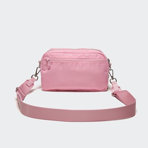 Pander Crossbody Sling Bag – Everyday Purse with Adjustable Strap, Perfect for Travel, Errands, and Daily Use - color: Cherry Pink