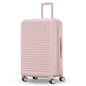 American Tourister Stratum 3.0 Medium 24-Inch Spinner, Airline Approved, Durable Hardside Luggage, Expands 1.5", RightHeight™ Adjustable Handle, Pink Blush - color: Pink Blush, size: Medium - Checked