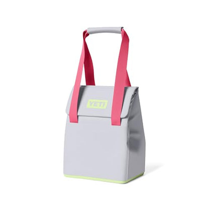 YETI Daytrip 14L Insulated Soft Cooler Tote Bag - color: Mist/Pink/Grasshopper
