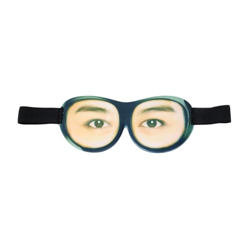 Honbay 3D Funny Eyeshade Soft Sleep Eye Mask with Adjustable Head Strap for Travel, Game, Party, Rest, Sleeping (Girl) - style: Girl