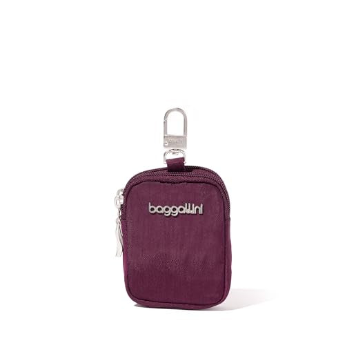 Baggallini womens On the Go Mini Pouch - color: Mulberry