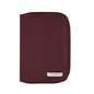 Travelon RFID Blocking Passport Zip Wallet - color: Dark Bordeaux