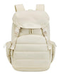 BAGSMART College Laptop Backpack, Large Opening Travel Backpack for Women, Outdoor Backpack for 15.6 Inch Laptop, Beige - color: Beige