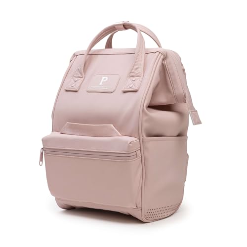 Portland Gear Cascade Compact Backpack, Weatherproof Construction, Perfect for Daily Use and Travel, Padded Laptop Sleeve and Adjustable Straps, 13.5L, Blush - color: Blush