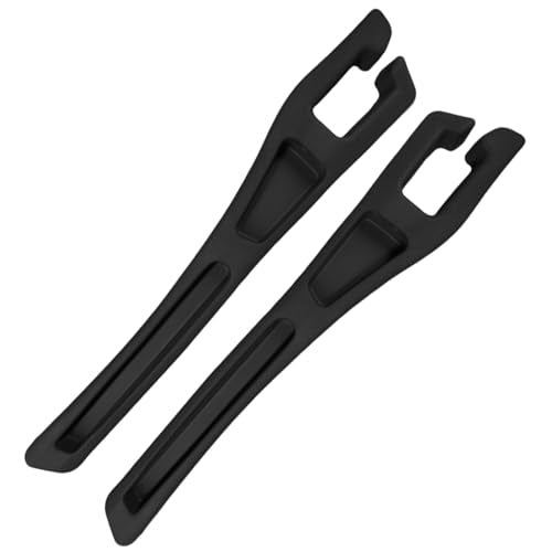 2PCS Car Seat Gap Filler Organizer, Car Center Console Side Plug with Storage Slot Prevent Falling, Multifunctional Vehicle Interior Phone Holder Accessories for Cars, Trucks, SUVs (Black) - color: Black