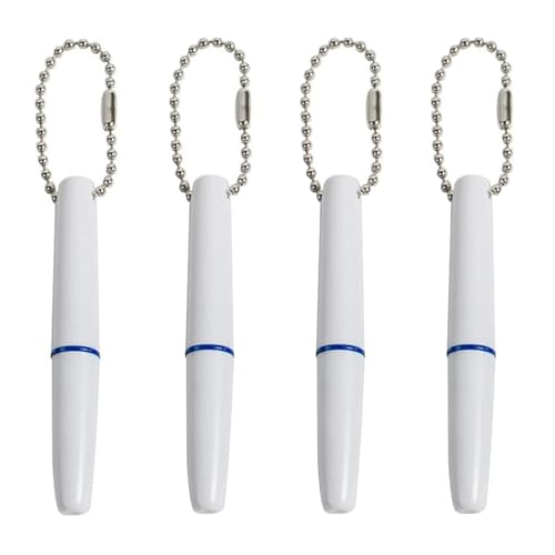 4PCS Reusable Dental Picks Kit Portable Teeth Stain Plaque Remover with Keychain with Keychain Tooth Erasers Tartar Eraser Tool Set for Travel, Pets & Oral Hygiene, White - color: White(pack of 4)