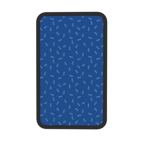 Non-Slip Center Console Cover for Cars, Blue Background, Universal Armrest Pad Cushion, Protects Against Wear, Scratches and Spills - color: Picture (612)