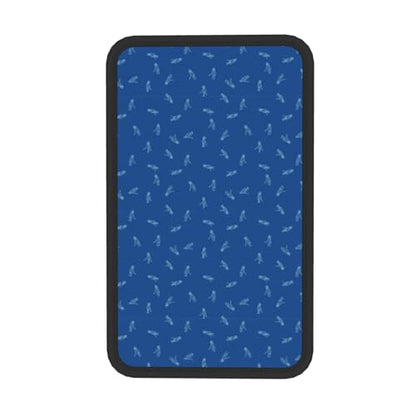 Non-Slip Center Console Cover for Cars, Blue Background, Universal Armrest Pad Cushion, Protects Against Wear, Scratches and Spills - color: Picture (612)