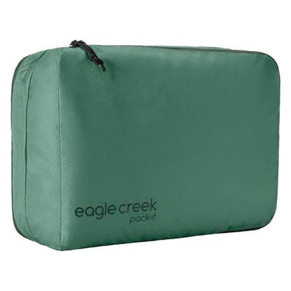 Eagle Creek Pack-It Isolate Clean/Dirty Packing Cube - Dual Compartment Packing Cubes for Optimizing Luggage Space - Lightweight - Recycled Fabric - Washable - Medium - Willow Green - color: Willow Green