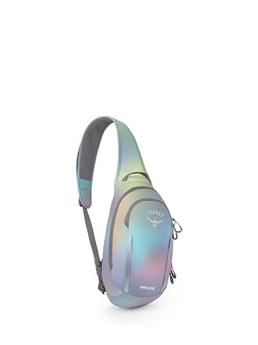 Osprey Daylite Shoulder Sling Bag - Crossbody Backpack for Everyday Carry, Festivals, and Travel - color: Rainbow Vibes