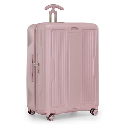 Traveler's Choice Ultimax II Polycarbonate Hardside Luggage with Spinner Wheels, Pink, 29-Inch Large Luggage - color: Pink, size: 29-Inch Large Luggage