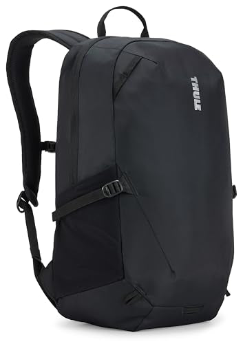 Thule EnRoute 21L Backpack, Fits 16" Laptop and Tablet, Internal mesh Zipper Pockets, Side Bottle Pocket, Quick Access Side Zipper - color: Black New, size: 21L