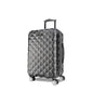 Kenneth Cole REACTION Diamond Tower Collection Lightweight Hardside Expandable 8-Wheel Spinner Travel Luggage, Black, 20-Inch Carry On - color: Black, size: 20-Inch Carry On