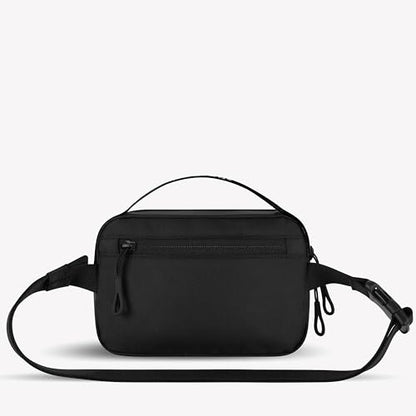 Sherpani Hyk, Small Sling Bag, 1L Belt Bag, Lightweight Travel Fanny Pack, Sling Crossbody Purse with RFID Blocking - color: Raven Classic
