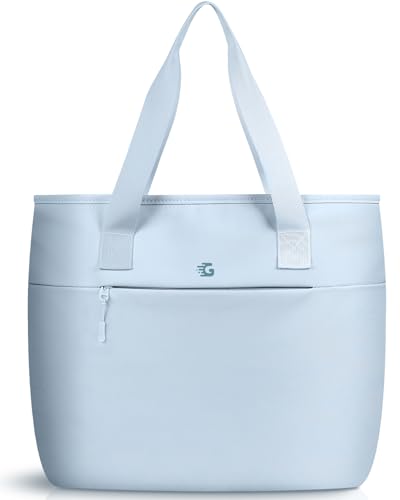 GLORIEROO 2-in-1 Cooler Bags Insulated for Women, Insulated Tote with 15.6‘’Laptop Compartmen for Work, Nurse, Outdoor - color: Blue