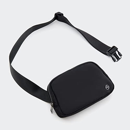 Pander Cross Body Fanny Pack for Women, Fashion Waist Packs, Crossbody Bags, Belt Bag with Adjustable Strap (Black) - color: Black