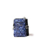 Baggallini Women's Securtex Anti-theft Activity Crossbody Bag - color: Indigo Petal