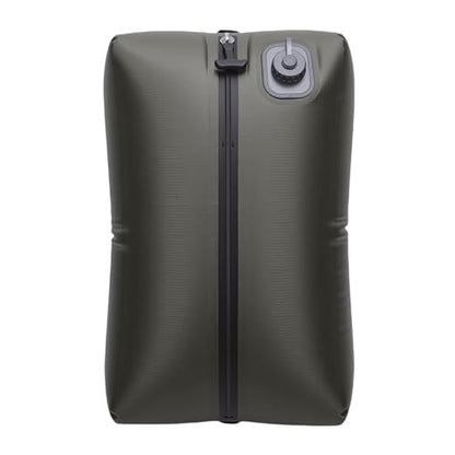 Naroote 20L Reusable Travel Vacuum Bag, Built in Pump Rechargeable Folding Compression Bag, Luggage Space Saver Packing Tool, Ideal for Camping Carry On Suitcases Backpack Seal (Green Grid) - color: Green Grid