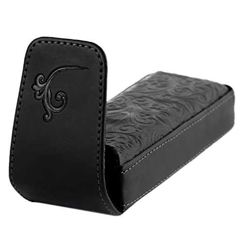 Eyeglasses Case Classy Style Black, Hard Eyeglass Shell For Woman, Women's Glasses Holder, Small Case For Eyeglass, Glasses Cases, Reading Glasses Case