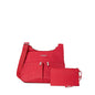 Baggallini Crossbody Travel Bag 11x8.5 Lightweight Water-resistant Nylon Handbag - color: Apple
