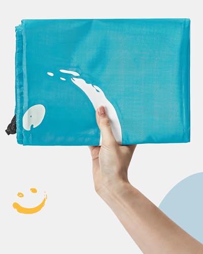 HOMEST 2 Pack XL Laundry Bags 28" x 40", Extra Large Dirty Clothes Organizer Holds 3-4 Loads, Machine Washable Drawstring Laundry Bag for Dorm, Camp, Laundromat, Family, Black and Sky Blue - color: (Ⅰ-Wash me)Black & Sky Blue