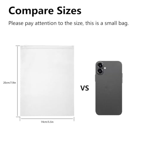 Small Frosted Packaging Bag, 50PCS 5.5 * 7.9"Clear Plastic Poly Bags, 3 Mil Reclosable Clear Poly Bags for Packaging Socks, Phone Case, Board Games, Cards - size: 50 Pcs 5.5*7.9"