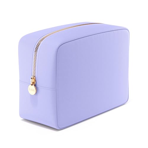 Embla Large Makeup Bag and Waterproof Nylon Travel Toiletry Bag, Large Capacity Cosmetic Zipper Pouch, Lavender - color: Lilac, size: Large