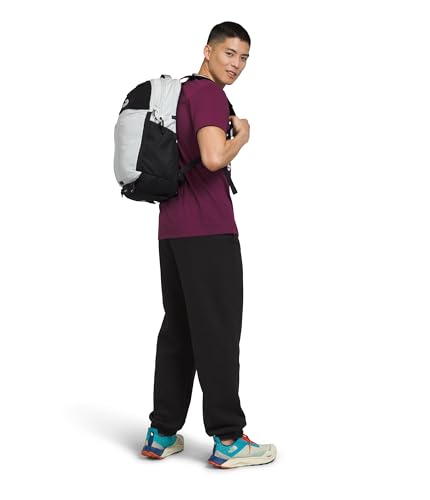 THE NORTH FACE Surge Commuter Laptop Backpack | Daypack With Water Repellent Finish, 16" Laptop Sleeve, Reflective Details - color: Tin Grey Dark Heather/Tnf Black-npf, size: One Size