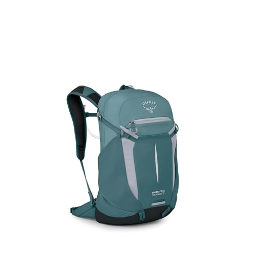 Osprey Sportlite Lightweight Hiking Backpack with Hydraulics Reservoir for Men & Women - Everyday Hydration Travel Bag - color: Torrent Blue, style: 20l