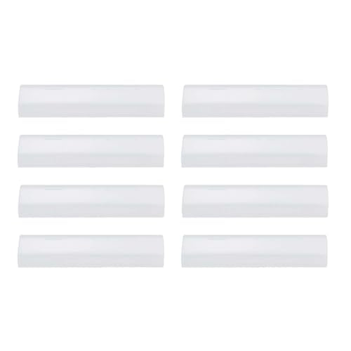 LifeArt Eyeglass Case Hard Shell, Portable Sunglass Case, Fashionable PU Leather Eyeglass Case, Lightweight - color: 8 Pack_transparent