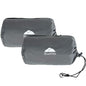 BlueHills Ultra Compact Travel Blanket 2 Pack Large Soft Cozy Portable Blanket Sheet with Carry Case and for Flight Airplane Car Layover Camping Hotel Grey C202-2PK-Gray - color: C202-2pk-gray