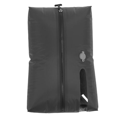 17L Vacuum Bag for Travel, Reusable Compression Storage Bag with Quick Air Release Valve, Space Saving Vacuum Seal Packing for Suitcases Luggage Backpack (With Window)