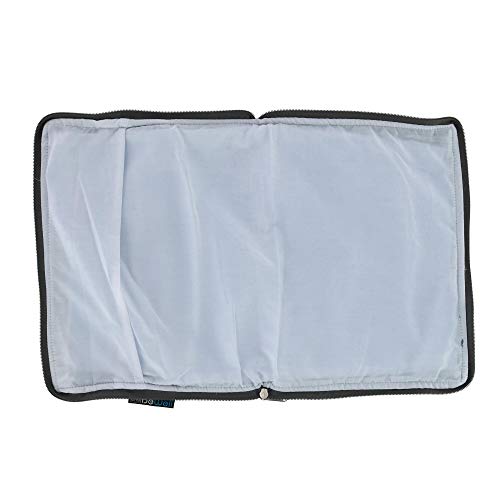Lewis N. Clark Ultimate Comfort Set Portable Travel Kit for Airplane, Includes Inflatable Pillow Zippered Carrying Case, Cozy Fleece Blanket, Eye Mask for Sleeping & Foam Ear Plugs, Blue