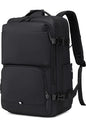 BAGOK Carry On Travel Backpack, 35L-40L Expandable Extra Large Airline Approved,Lightweight Daypack for Men and Women（Black） - color: Black, size: Large