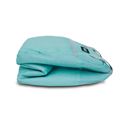 PackIt Freezable Hampton Lunch Bag, Soft Mint, Built with EcoFreeze Technology, Collapsible, Reusable, Zip Closure with Front Pocket and Shoulder Straps, Perfect for Tweens and Adults - color: Soft Mint
