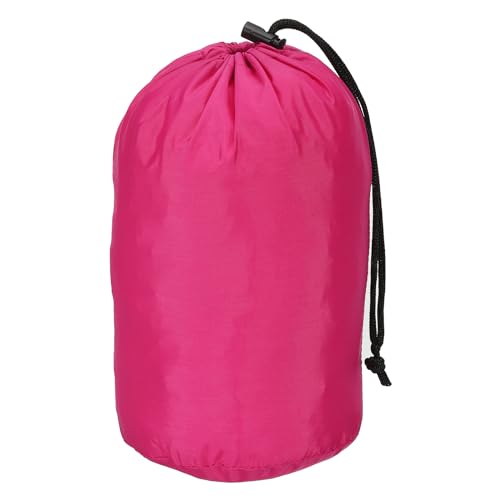 PATIKIL Stuff Sack, 5 x 10 Inch Waterproof Outdoor Storage Sack Upgrade Drawstring Bag Ultralight Ditty Bags Portable Dust Flap for Organizing Camping Hiking Travel Gear Gym, Rose Red - color: Rose Red, size: 5 x 10 Inch