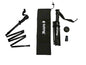 Earth Trek Gear Compact Adjustable Hiking Poles - Folding Walking Stick & Trekking Poles for Walking, Hiking, and Walking - Lightweight Aluminum, 45-50" Height