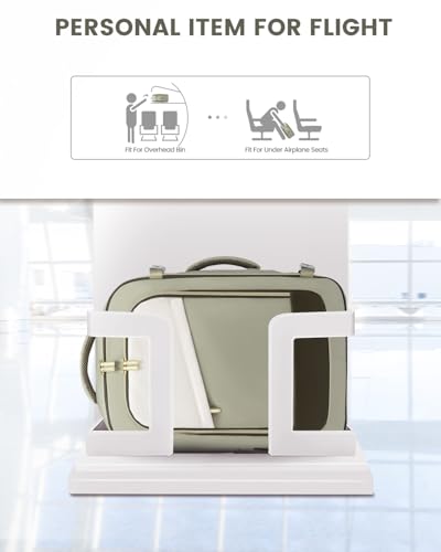LOVEVOOK Travel Backpack for Women, 40L Carry On Backpack Flight Approved, Large Personal Item Bag Fits 17 inch Laptop, TSA Approved Luggage with 3 Packing Cubes,Waterproof Weekender Gym Bag - color: Beige-light Green, size: 40L