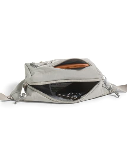 THE NORTH FACE Berkeley Lumbar Bag | Water-repellent Fanny Pack for Men & Women, External Pocket & Adjustable Strap - color: Stone Slab